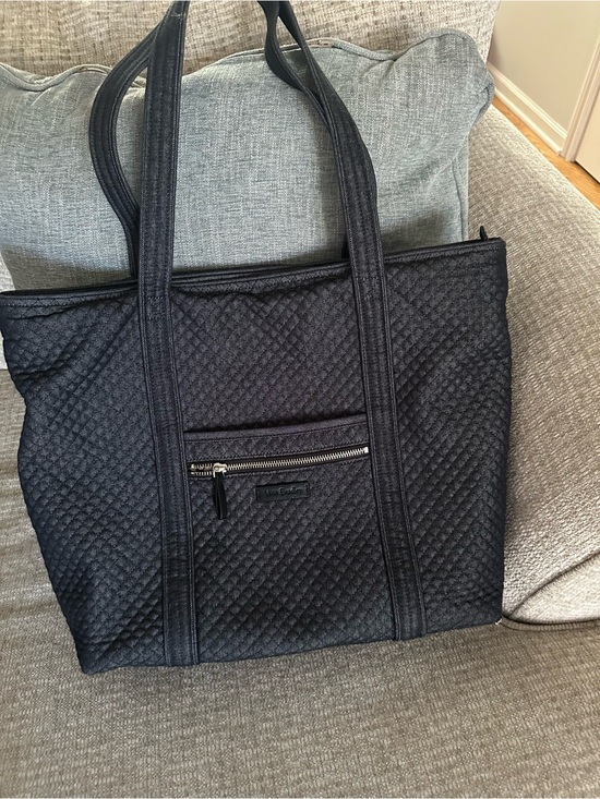 Vera Bradley Handbags - Vera Bradley iconic Black Quilted Tote